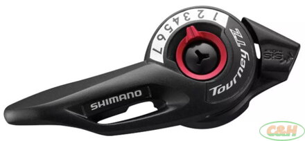 řazení SHIMANO SL-TZ500-7 7 kolo SIS + lanko 2050mm (kus) v krabičce